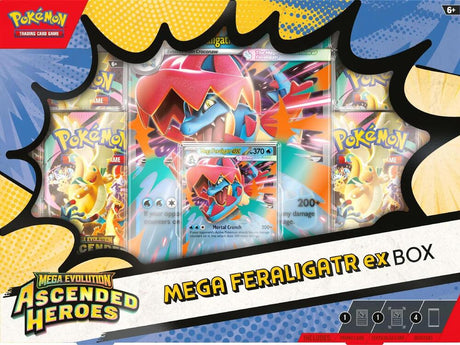 Pokemon TCG: Mega Evolution Ascended Heroes - Mega Feraligatr ex Box