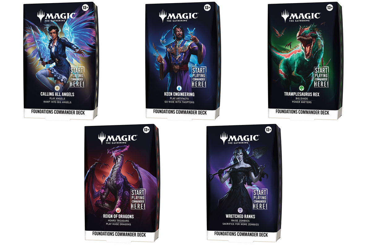 Magic: The Gathering - Foundations Commander Decks (Set of 5)
