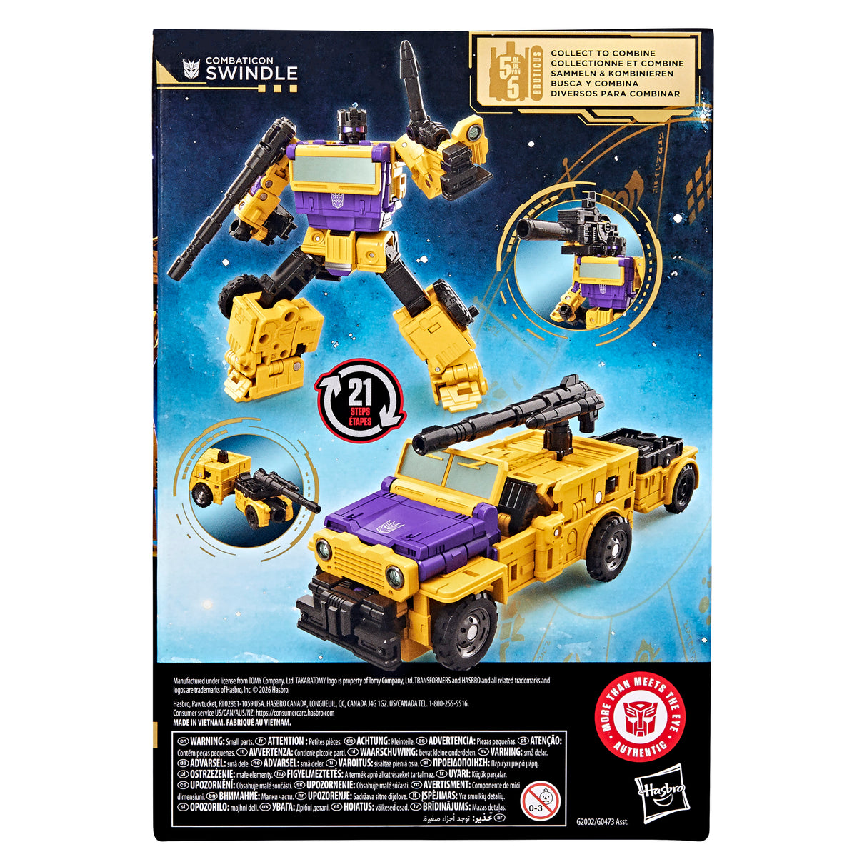 Transformers Age of the Primes Voyager Class Combaticon Swindle