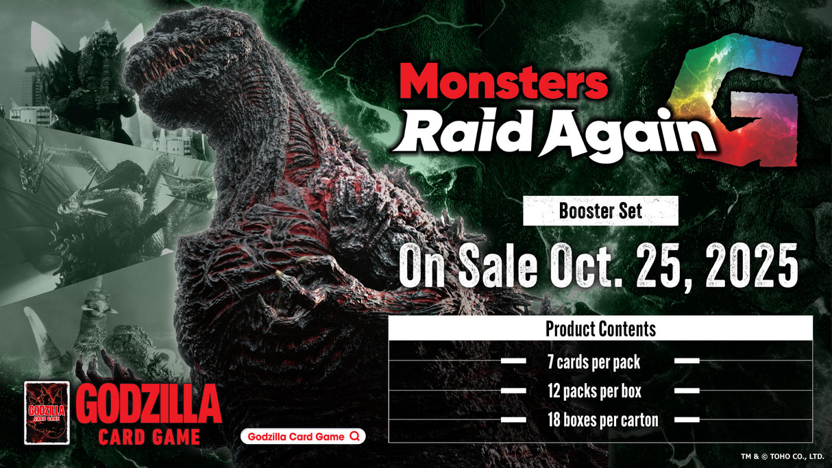 Godzilla Card Game - Booster Set 2 (12 Count) (GODZILLA CARD GAME)
