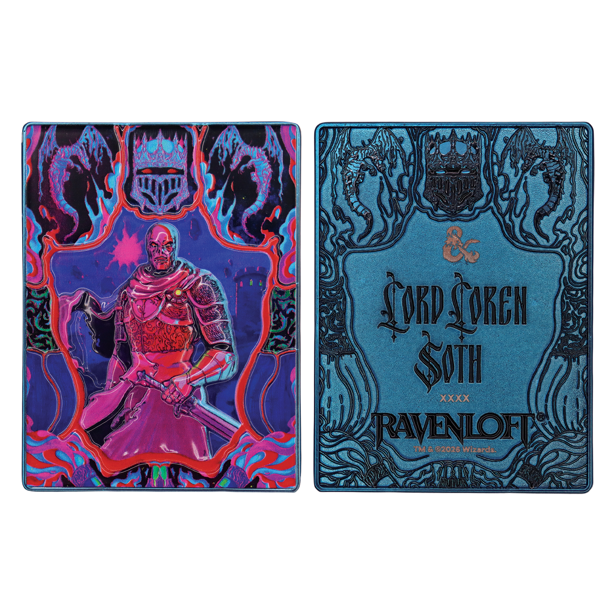 Dungeons & Dragons – Limited Edition Set of Three Ravenloft Darklord Ingots