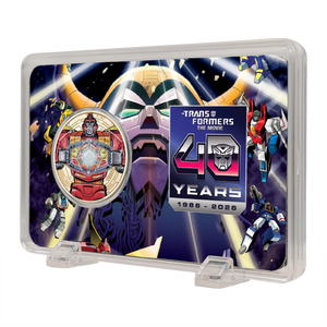 Transformers: The Movie – Limited Edition 40th Anniversary 24k Gold Plated Presentation Coin