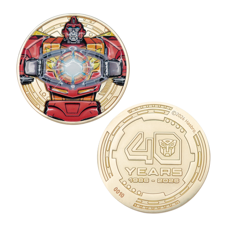 Transformers: The Movie – Limited Edition 40th Anniversary 24k Gold Plated Presentation Coin