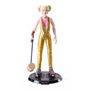 BendyFigs: DC: Birds of Prey: Harley Quinn 7.5 Inch Poseable Figure with stand
