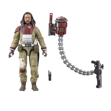 Baze Malbus from Rogue One. Comes with detachable backpack-weapon