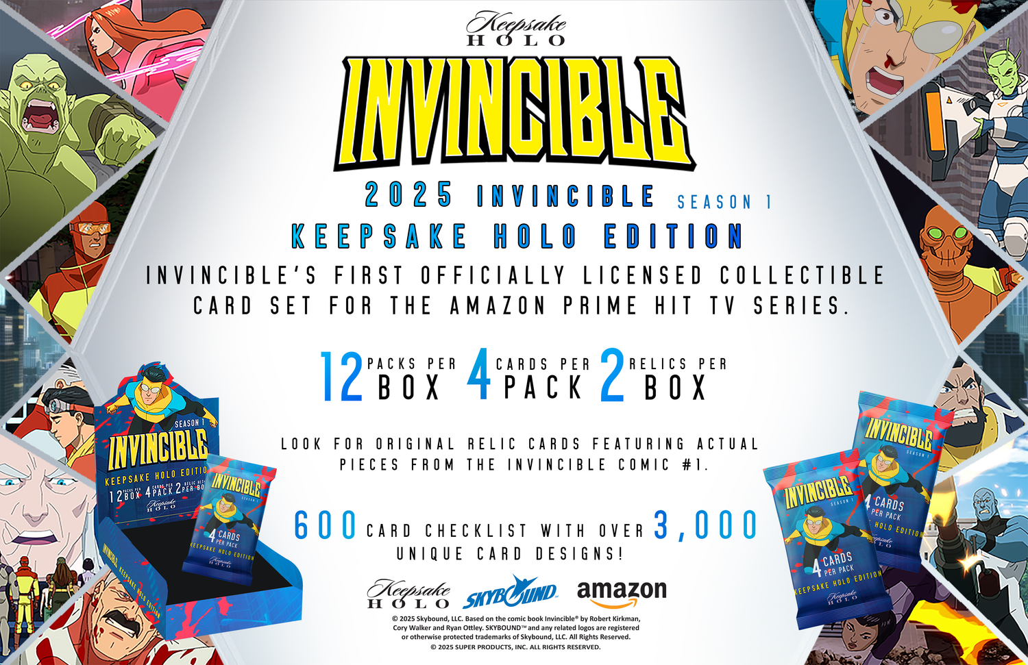 Invincible Sand Box Invincible Season 1 Keepsake Holo Hobby Box – TGC Collectables