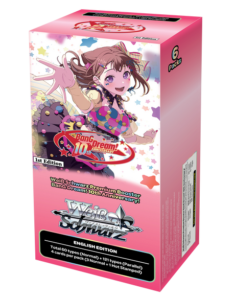 Weiss Schwarz - BanG Dream! 10th Anniversary! Premium Booster (6 Count)