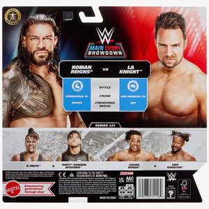 WWE Figure 2 Pack Assorted - Roman Reigns Vs LA Knight