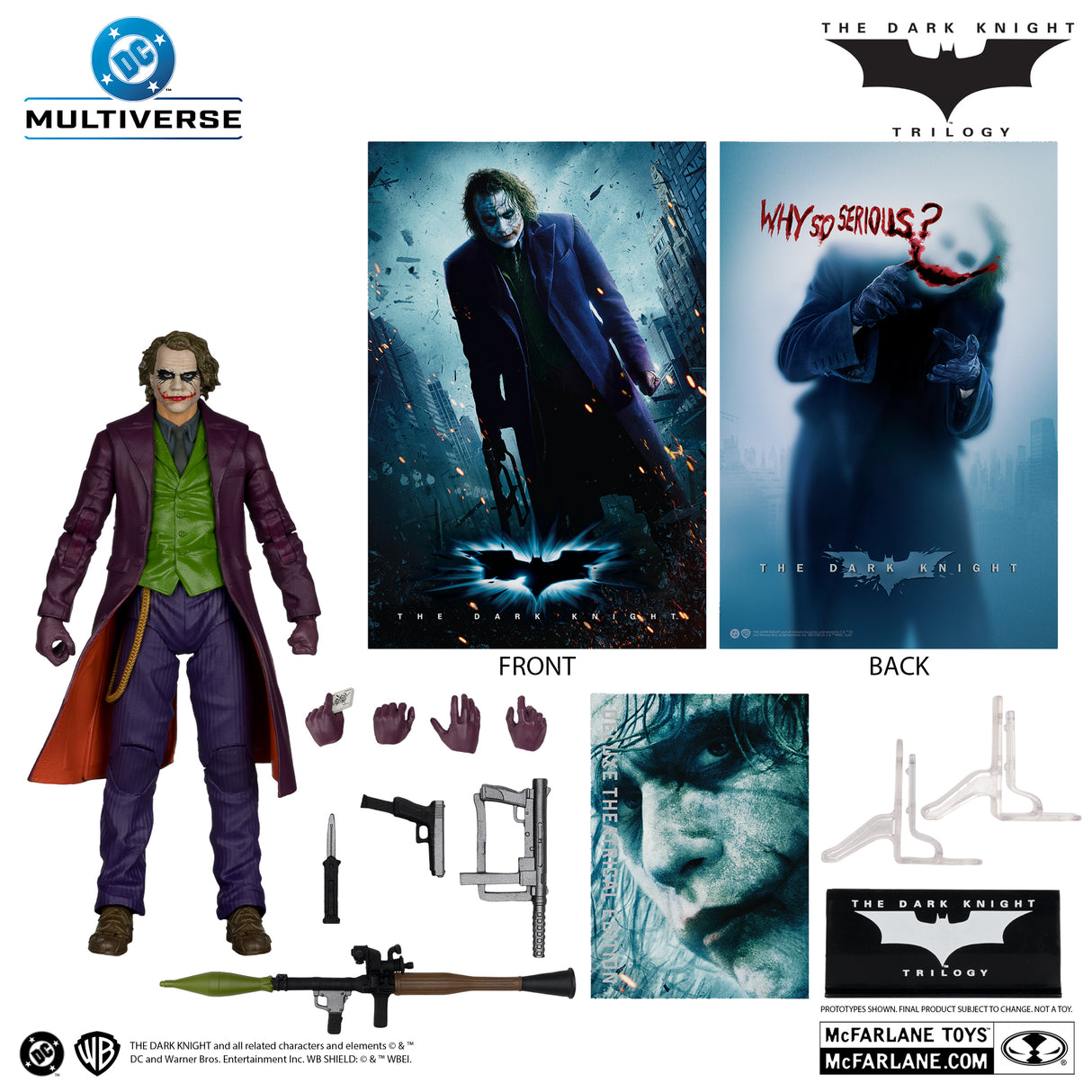 McFarlane DC Theatrical Deluxe 7IN - Joker (The Dark Knight)