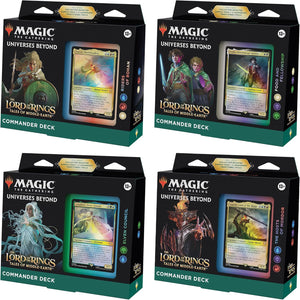 Magic: The Gathering The Lord of The Rings: Tales of Middle-earth Commander Deck (4 Count)
