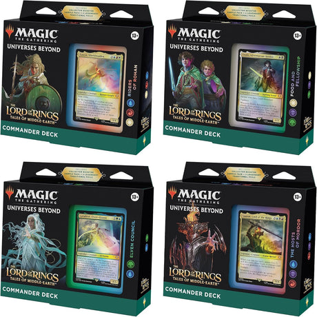 Magic: The Gathering The Lord of The Rings: Tales of Middle-earth Commander Deck (4 Count)