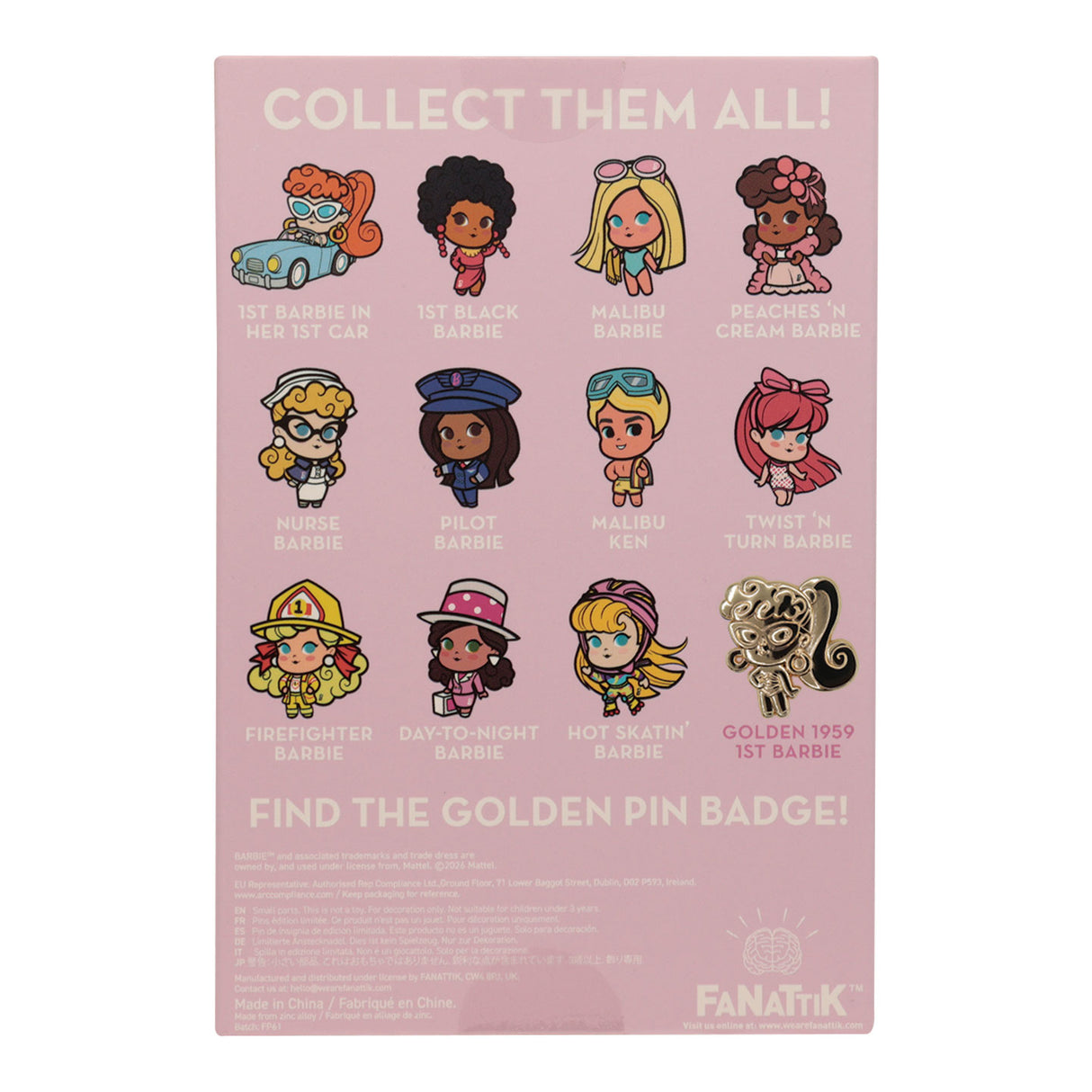 Barbie™ - Mystery Pin Badges