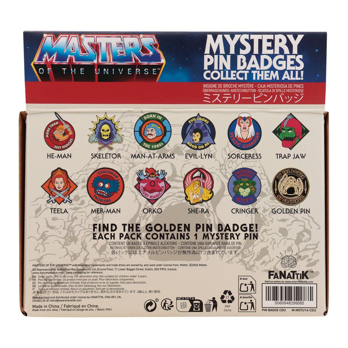Masters of the Universe™ - Mystery Pin Badges