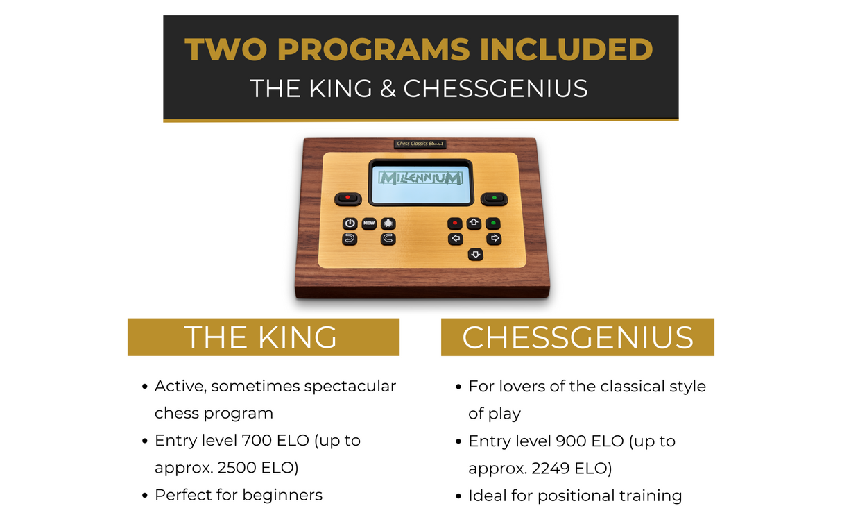 Millennium Chess Classics Exclusive Electronic Chess Set