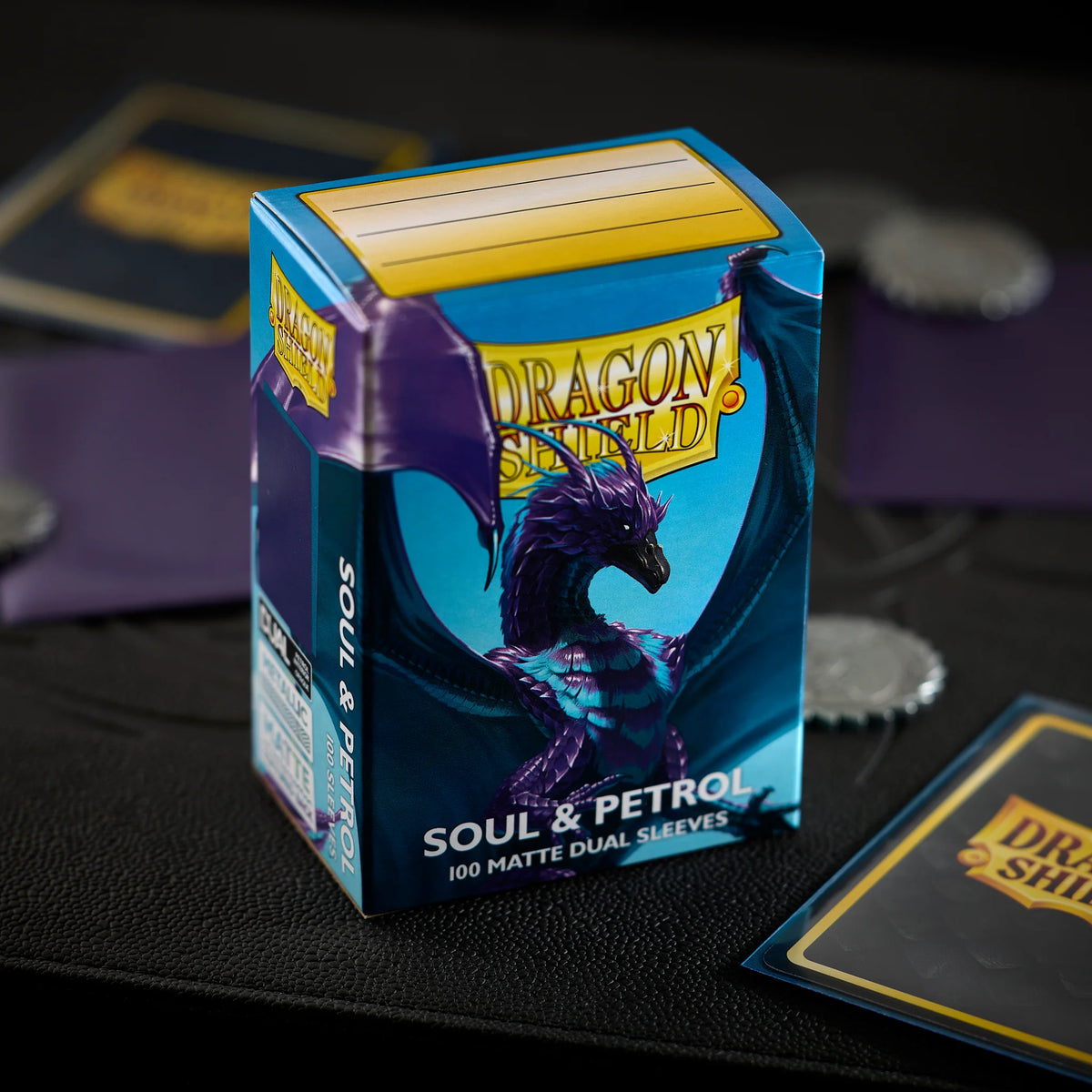 Dragon Shield - Dual Matte Standard Size Sleeves 100pk - Soul & Petrol