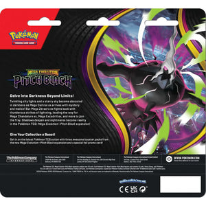 Pokemon TCG: Mega Evolution Pitch Black - 3 Pack Blister