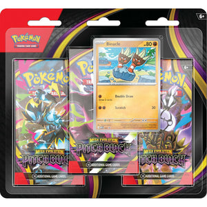 Pokemon TCG: Mega Evolution Pitch Black - 3 Pack Blister
