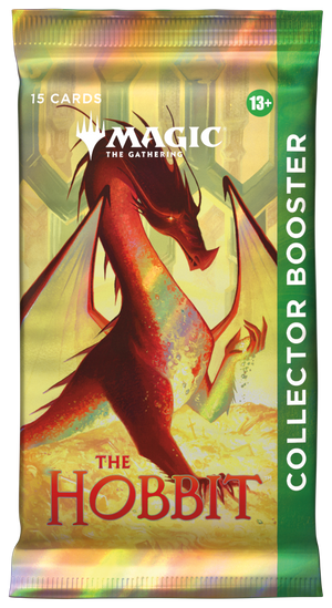 HOB Collector Booster Pack contents fanned out showing foil and alternate art cards