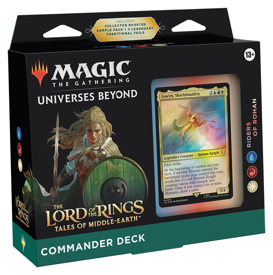 Magic The Gathering The Lord of the Rings The Lord of The Rings Riders of Rohan Commander Deck box sealed — LTR precon