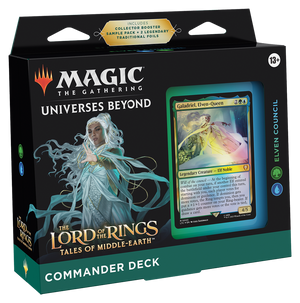 Magic The Gathering The Lord of the Rings The Lord of The Rings Elven Council Commander Deck box sealed — LTR precon