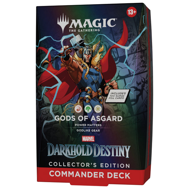 Magic: The Gathering | Marvel: Darkhold Destiny Collector’s Edition Commander Deck - Gods of Asgard