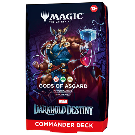 Magic: The Gathering | Marvel: Darkhold Destiny Commander Deck - Gods of Asgard