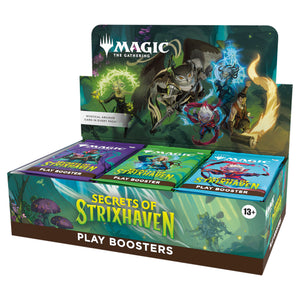 Magic The Gathering Secrets of Strixhaven Play Booster Box — 30 sealed packs in display box