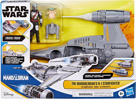 Star Wars Epic Hero Series: The Mandalorian's N-1 Starfighter Playset