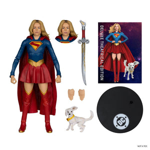 McFarlane DC Theatrical Deluxe 7IN - Supergirl & Puppy Krypto (Supergirl Movie 2026)