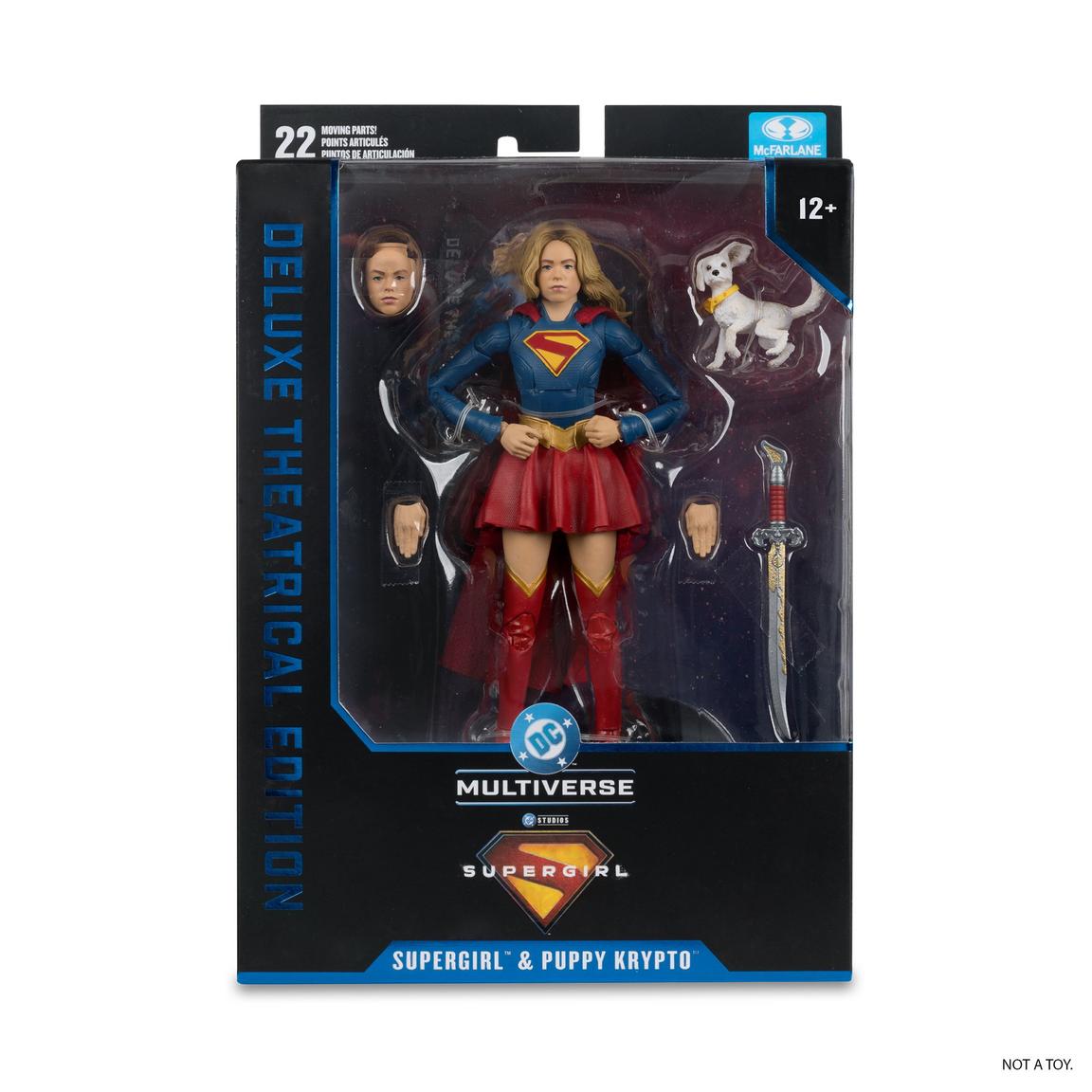 McFarlane DC Theatrical Deluxe 7IN - Supergirl & Puppy Krypto (Supergirl Movie 2026)