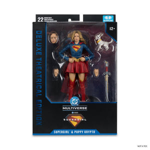McFarlane DC Theatrical Deluxe 7IN - Supergirl & Puppy Krypto (Supergirl Movie 2026)