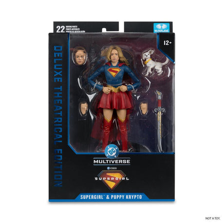 McFarlane DC Theatrical Deluxe 7IN - Supergirl & Puppy Krypto (Supergirl Movie 2026)
