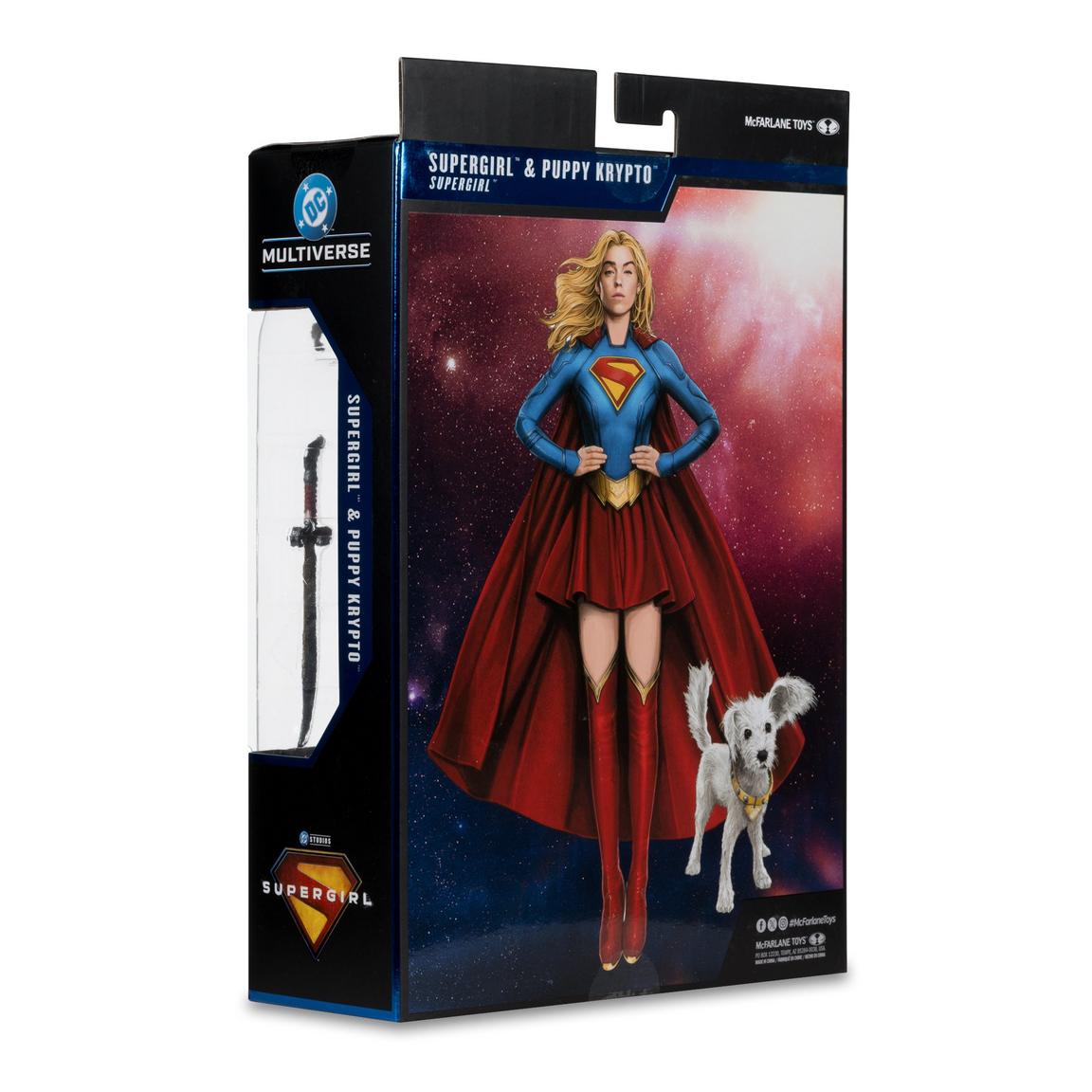 McFarlane DC Theatrical Deluxe 7IN - Supergirl & Puppy Krypto (Supergirl Movie 2026)