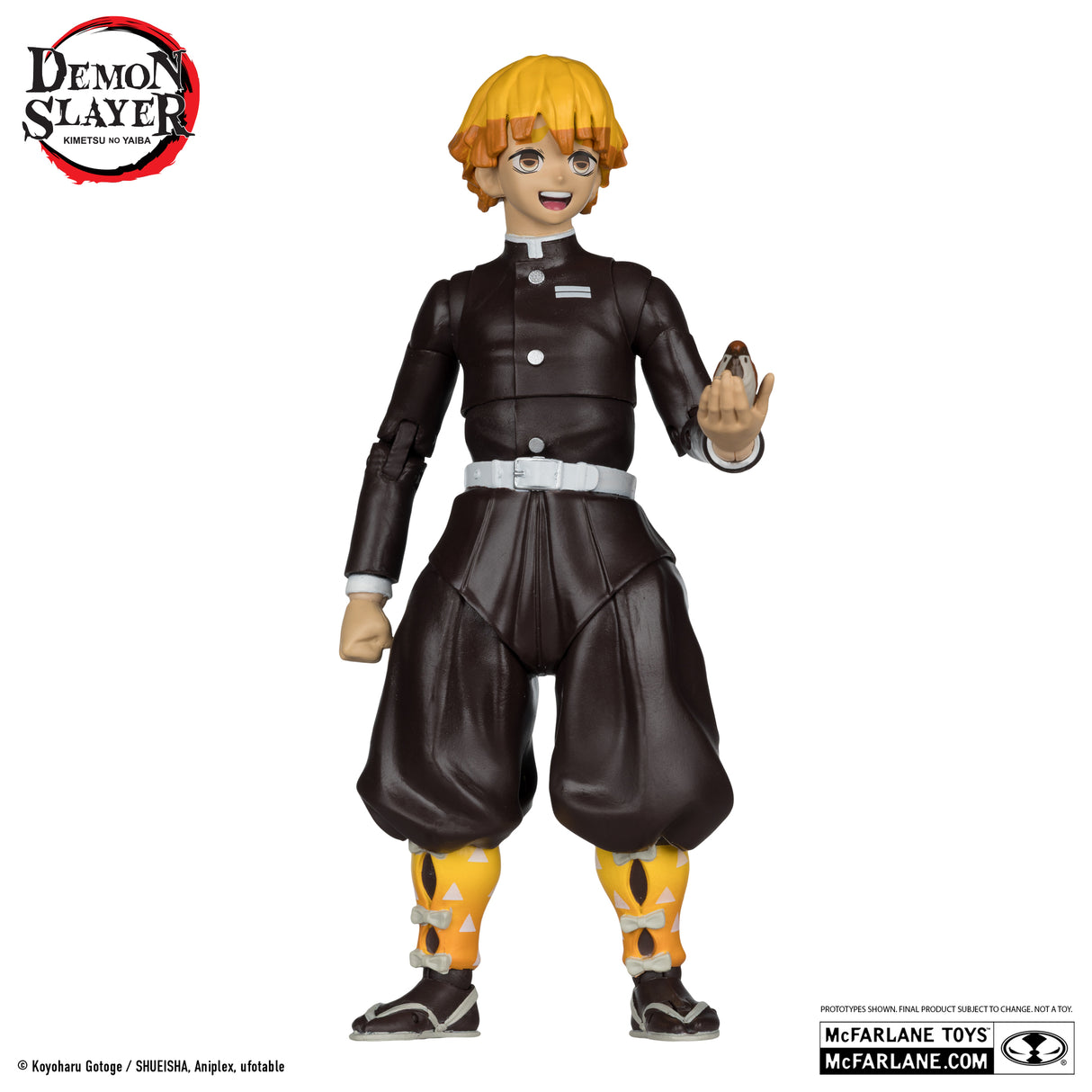 McFarlane Demon Slayer 7IN WV8 - Zenitsu Agatsuma With Chuntaro (Season 2)