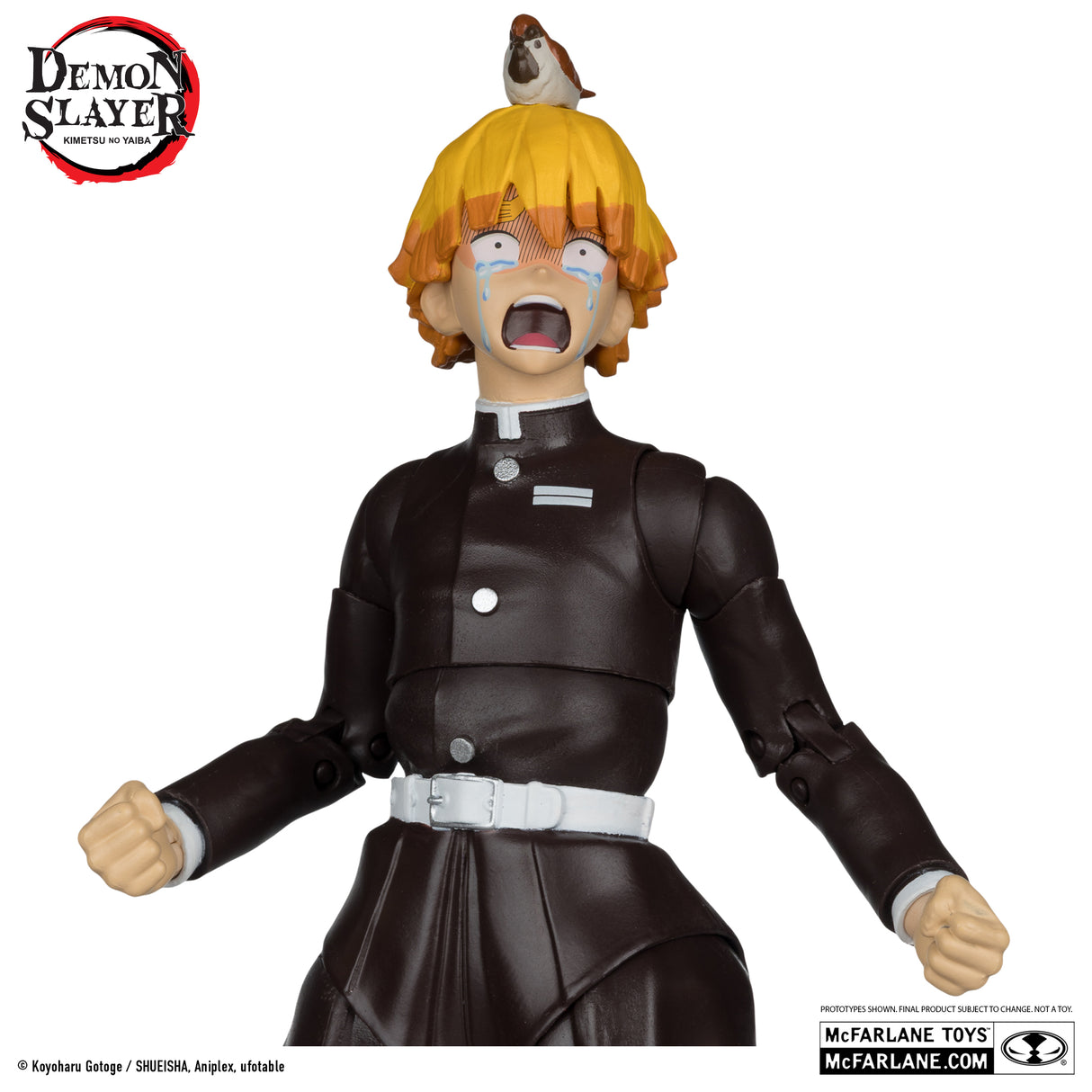 McFarlane Demon Slayer 7IN WV8 - Zenitsu Agatsuma With Chuntaro (Season 2)
