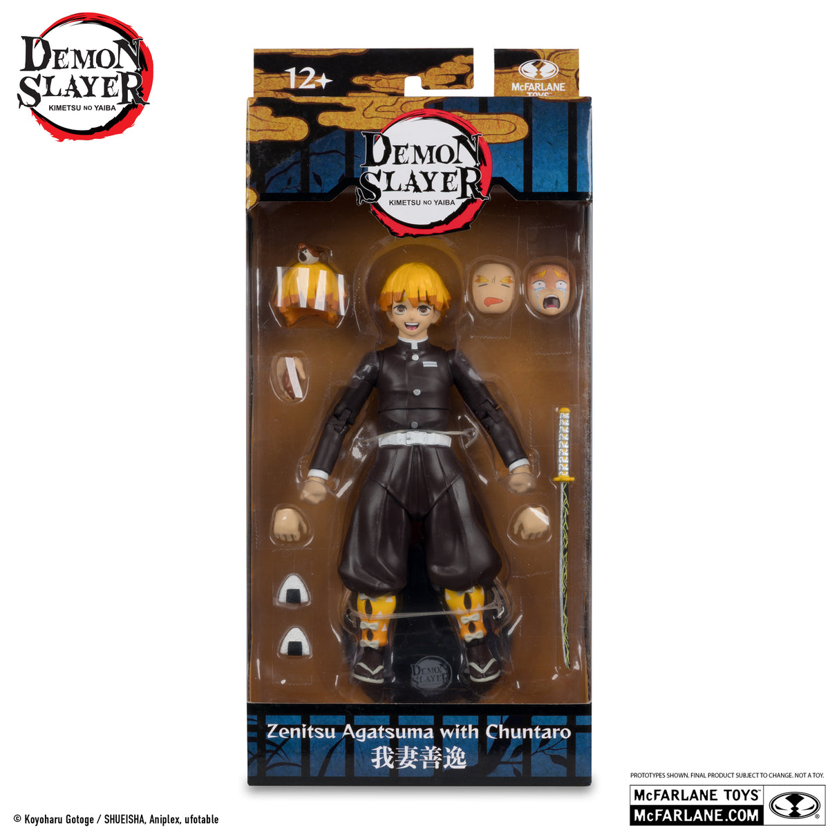 McFarlane Demon Slayer 7IN WV8 - Zenitsu Agatsuma With Chuntaro (Season 2)