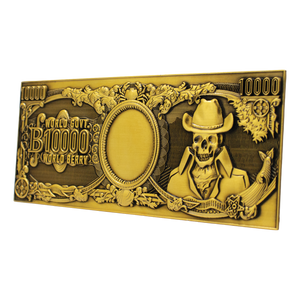 One Piece - 10,000 World Berry Metal Replica Banknote