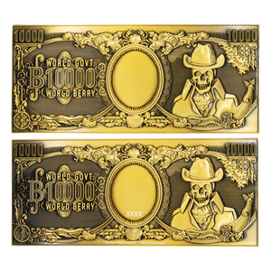 One Piece - 10,000 World Berry Metal Replica Banknote