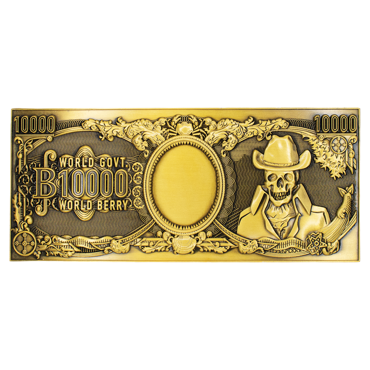 One Piece - 10,000 World Berry Metal Replica Banknote