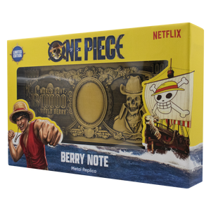 One Piece - 10,000 World Berry Metal Replica Banknote