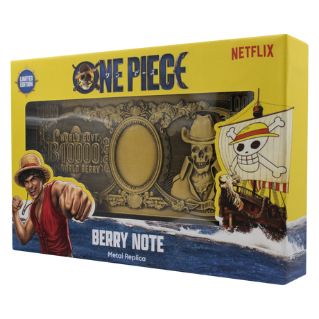 One Piece - 10,000 World Berry Metal Replica Banknote