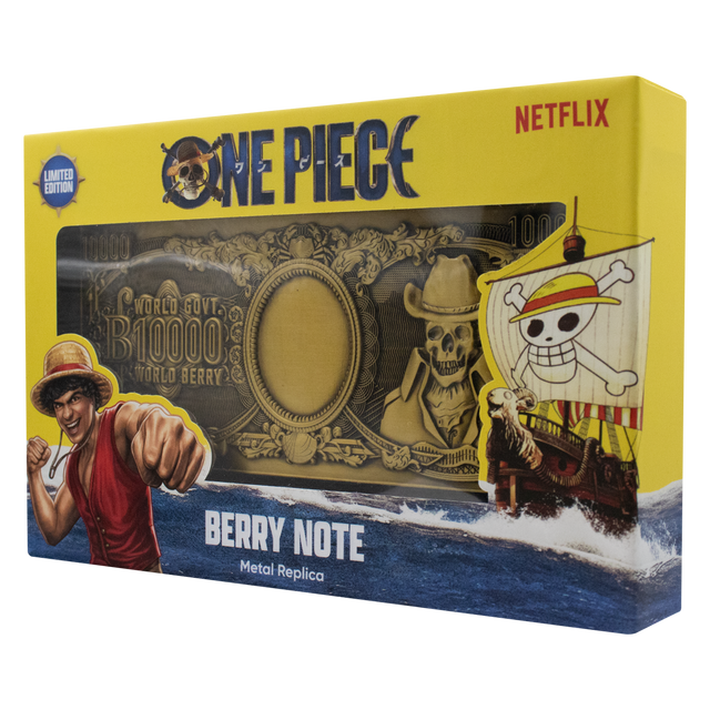 One Piece - 10,000 World Berry Metal Replica Banknote