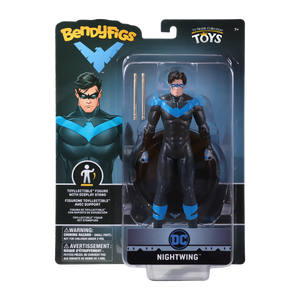 BendyFigs: DC: Nightwing 7.5 Inch Poseable Figure with stand