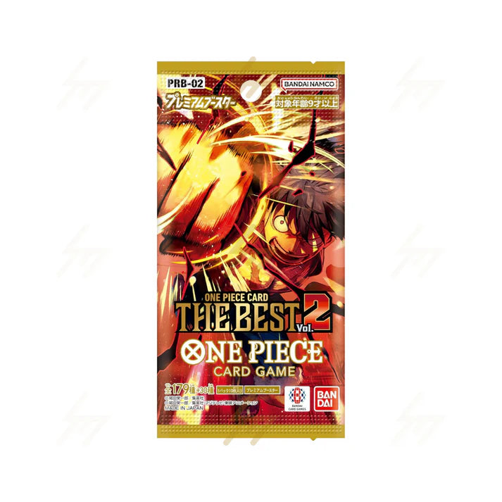 Bandai One Piece Card Game: The Best Premium Booster [PRB-02] Booster Box (10Pcs) JP