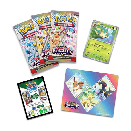 Pokemon TCG: Scarlet & Violet 8.5 - Prismatic Evolutions Tech Sticker Collection - Leafeon