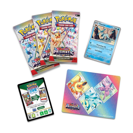 Pokemon TCG: Scarlet & Violet 8.5 - Prismatic Evolutions Tech Sticker Collection - Glaceon