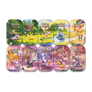 Pokémon TCG: Mini Tins - Assorted Display (10 Tins) - 30th Celebration
