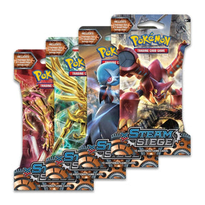Pokemon TCG: Steam Siege Sleeved Booster Pack Art Bundle [Set of 4]