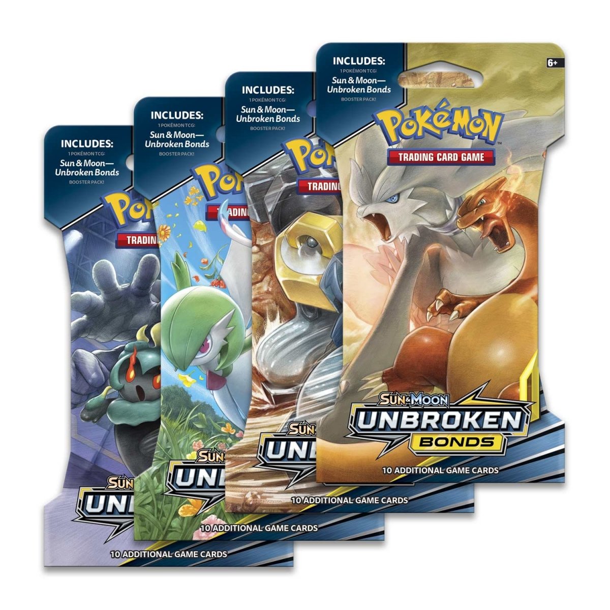 Pokemon TCG: Unbroken Bonds Booster Pack Art Bundle [Set of 4]