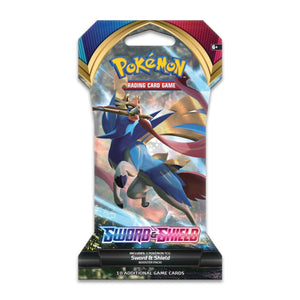 Pokemon TCG: Sword And Shield Base Set Sleeved Booster Pack Art Bundle [Set of 4]